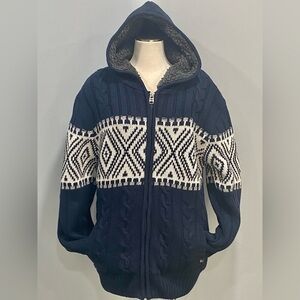 Buffalo David Bitton Sweater Sherpa Lined  Zip-Front Hoodie Men's Size XXL